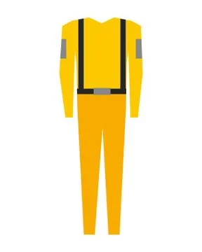 Worker man uniform security icon Illustrazione stock