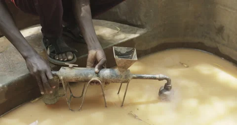 Worker in mine, Kenya Video stock 141442958