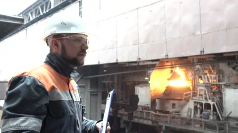 The worker monitors the process of production 2 Stock Footage 61783543