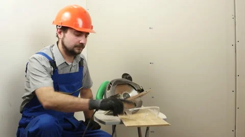 Worker with monkey Stock Footage 59108194