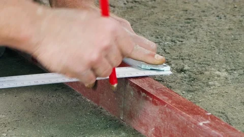 Worker note on the metal line bar Stock-Footage 88355015