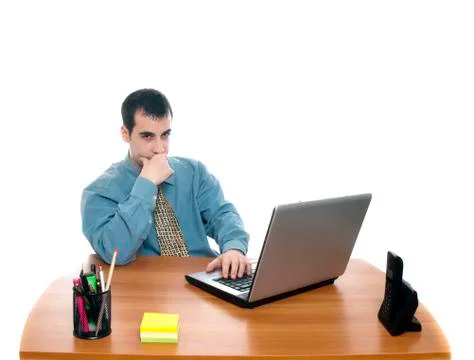 Worker at office Stock Photos