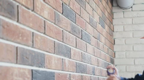 Worker often with a measuring tape Stock Footage 68430753