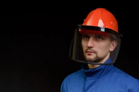 The worker in overalls Stock Photos