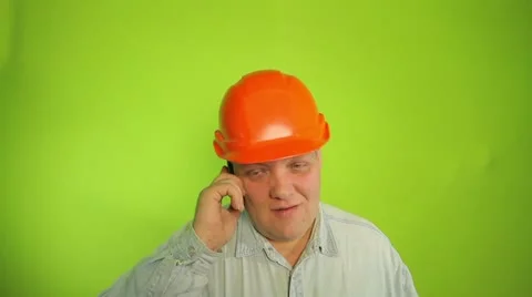 Worker on the phone Stock Footage 17738646