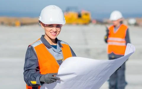 Worker plan engineer Stock Photos