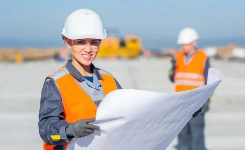 Worker plan engineer Stock Photos