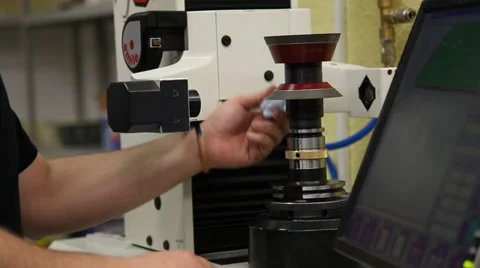 Worker preparing environment for work Stock Footage 36847913