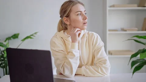 Worker procrastinate at workplace Stock Footage 164640303