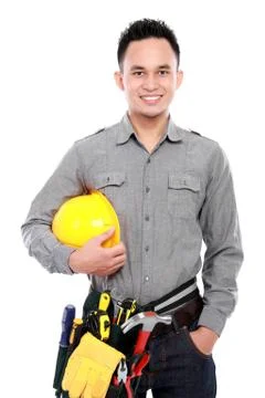 Worker ready to work Stock Photos