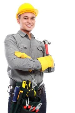 Worker ready to work Stock Photos