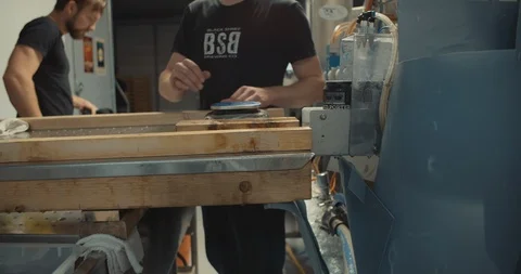 Worker Removing Product From Line In Slow Motion 스톡 동영상 105333384