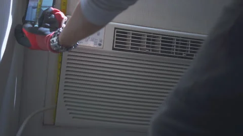 Worker repair dishwasher in the kitchen. Stock Footage 250443936