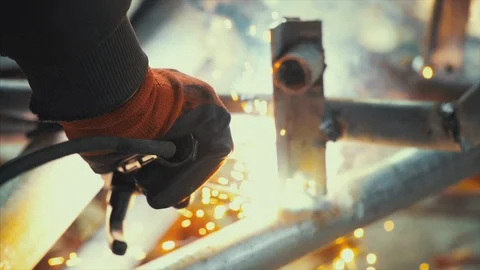 Worker repairing the trailer Video stock 98024558