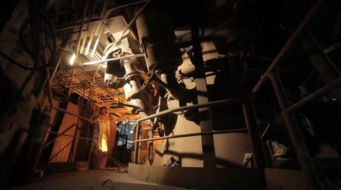 Worker on the rockwool factory Stock Footage 61773550