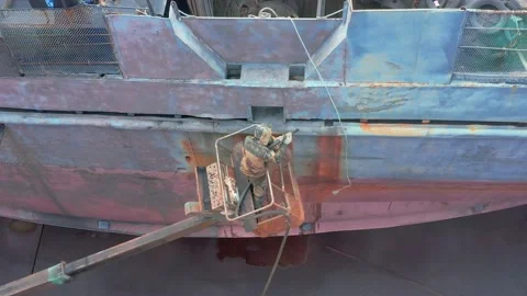 The worker sand-sprinkler p Stock Footage 165527832