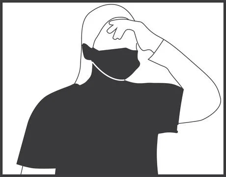 Worker stressed icon, workload icon black vector Illustrazione stock