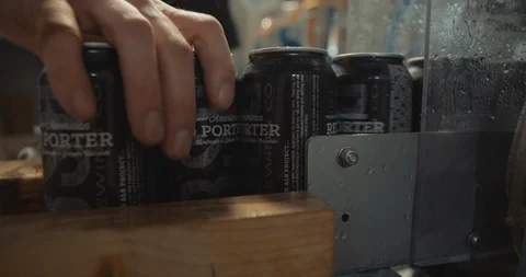 Worker Taking Product Off Line In Slow Motion 스톡 동영상 105334160