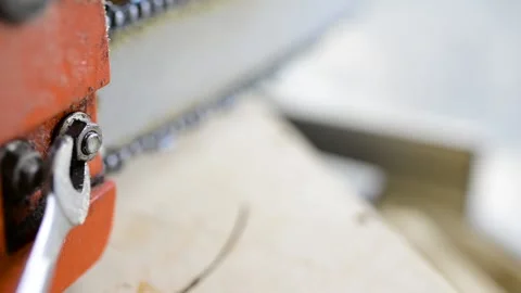 Worker tightening the bolt Stock Footage 184395119