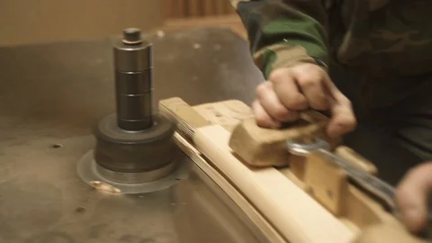 Worker tightens bolt nuts Stock Footage 128369765