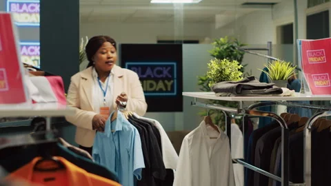 Worker trying to calm crazy people Stock Footage 246891131