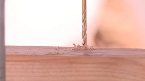 Worker using drill press Video stock 57674559