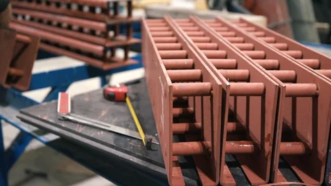 Worker using measuring tape Stock Footage 103775182