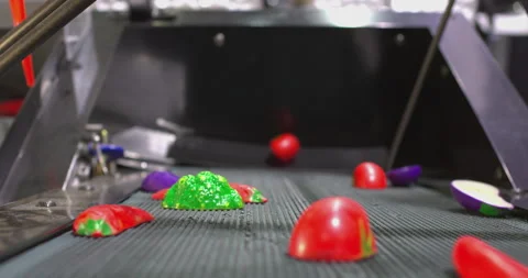 Worker using measuring tape on wooden surface Video stock 327128103