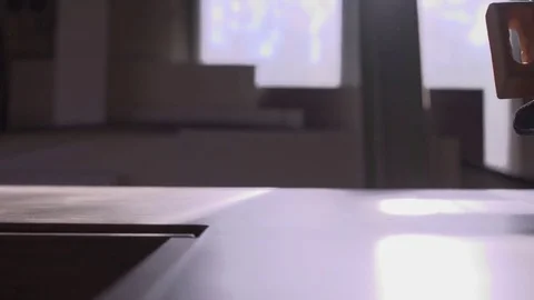 Worker is using spirit level. Stock Footage 82585045