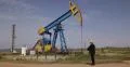 Worker Walking Thru Oil Pump Rig Pipeline Drilling Engineer Man Planning Report 4k or 4k+ Resolution