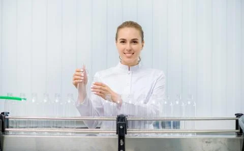 Worker at a water line Stock Photos