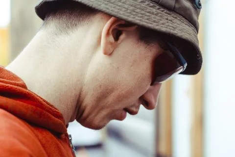 The worker is wearing glasses Stock Photos