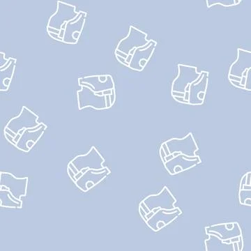 Worker welder line vector seamless pattern 스톡 일러스트