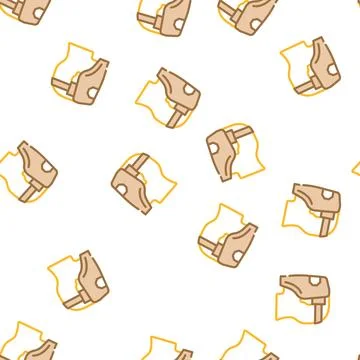 Worker welder vector seamless pattern Stock Illustration