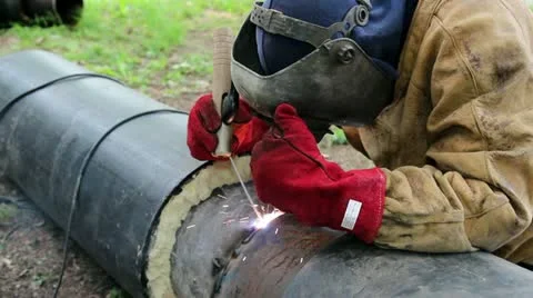 Worker Welding Stock Footage 11152817