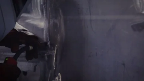 Worker Welding Steel 動画素材 127269233