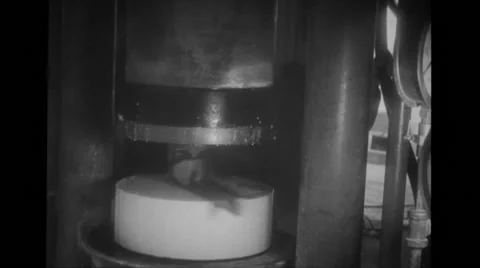 Worker working in manufacturing plant Stock Footage