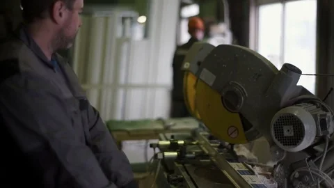 Worker works in the factory Stock Footage 82309809