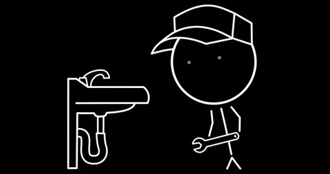 Worker with a wrench 動画素材 296480371