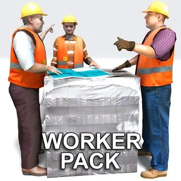 Workers 3D Model