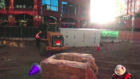 Workers and Dozer 2 Stock Footage 219891000