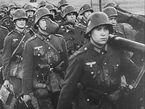 The Workers and Peasants Red Army defends Moscow and the Nazis move to Stock Footage 83227594