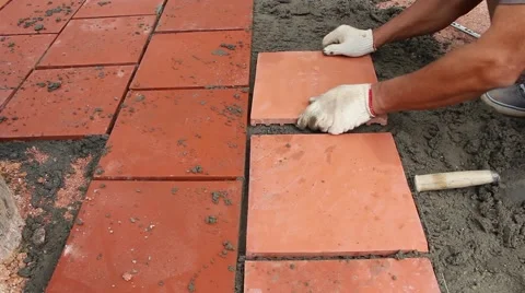 Workers are building yard Stock Footage 58627357