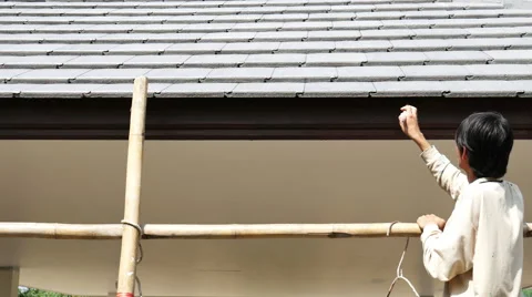 Workers are painting Stock Footage 64966661