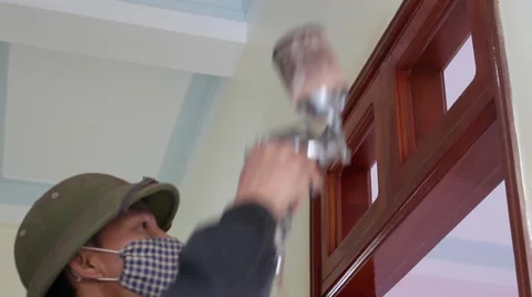 Workers are painting Stock Footage 67318160