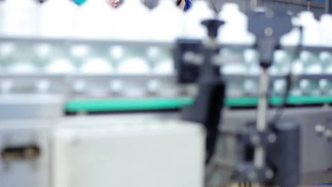 Workers check the quality in the factory Stock Footage 96564062