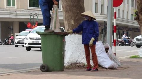 Workers cleaning up the environment Stock Footage 64578751