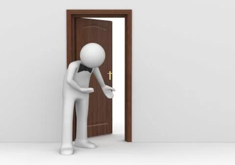 Workers collection - maitre d' Stock Illustration