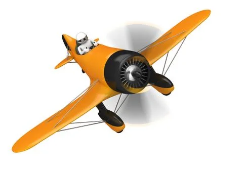 Workers collection - pilot Stock Illustration