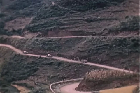 Workers construct Burma road - 1939 Stock Footage 93031818